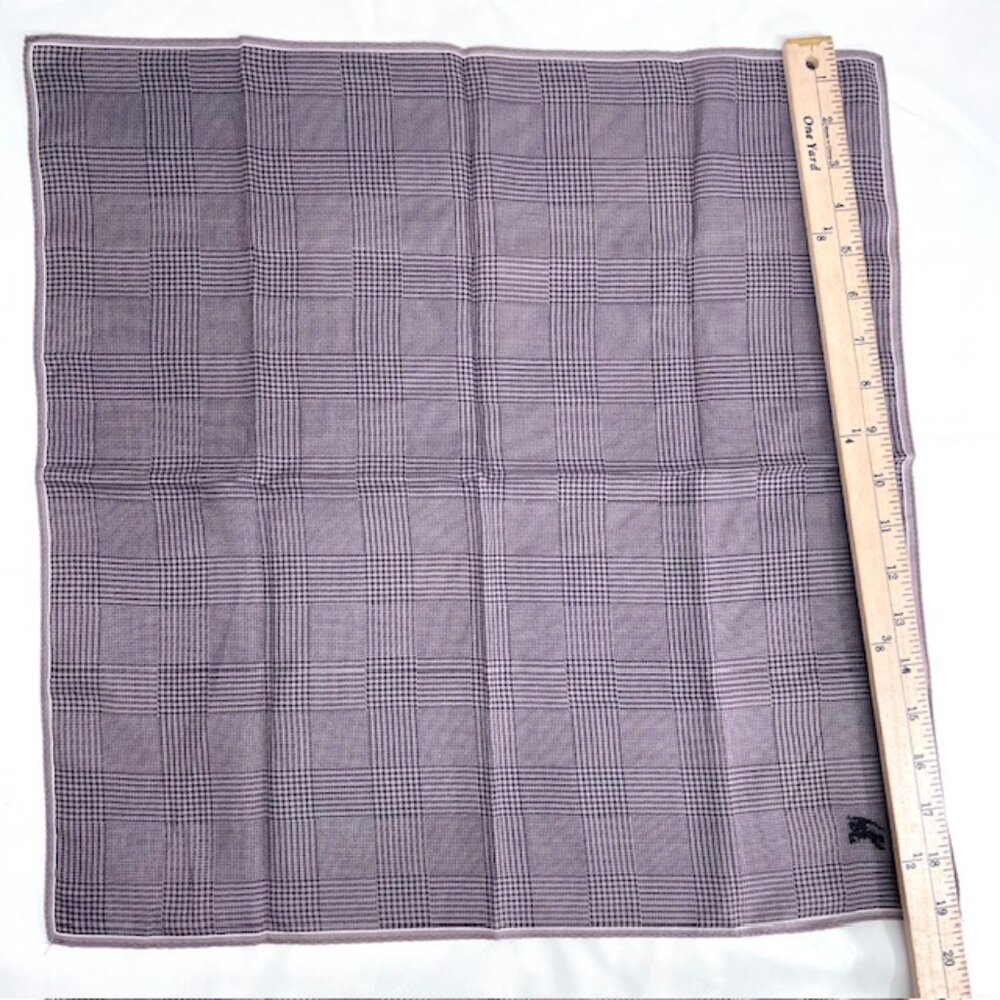 Set: 2 Neckties Burberry Burgendy Dott & Feraud Louis +1Burberry Handkerchief(52 - Picture 11 of 13